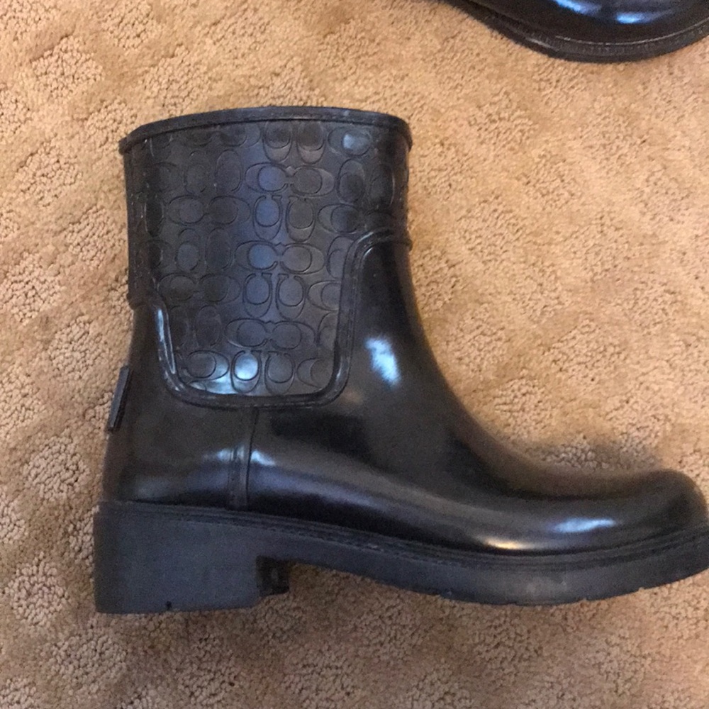 Coach rain boot